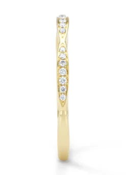 Diamond Point Geelgouden Ringen|Diamanten Ringen<Geelgouden ring, 0.09 ct diamant, Ensemble