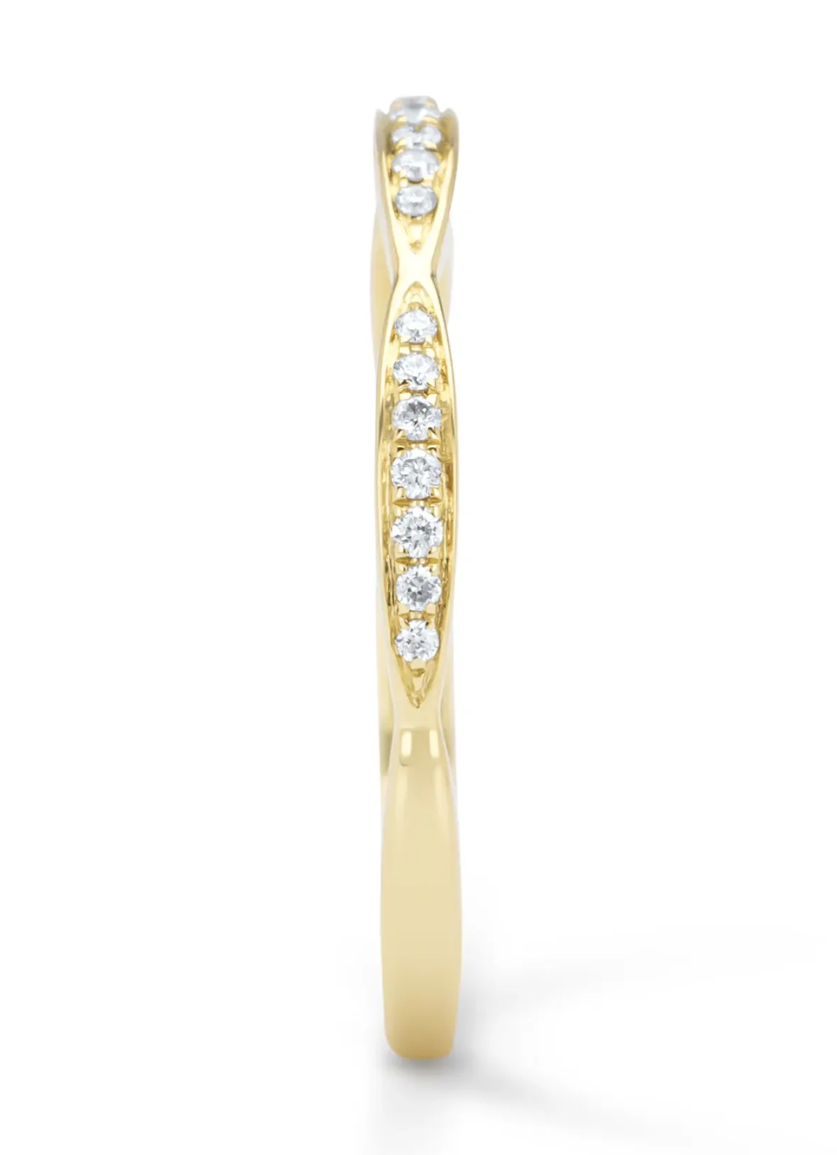 Diamond Point Geelgouden Ringen|Diamanten Ringen<Geelgouden ring, 0.09 ct diamant, Ensemble