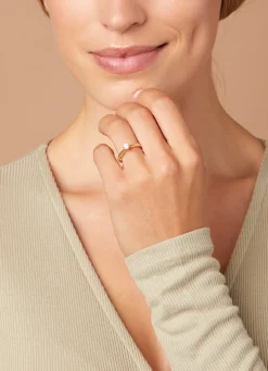 Diamond Point Geelgouden Ringen|Diamanten Ringen<Geelgouden ring, 0.30 ct diamant, Hearts & Arrows