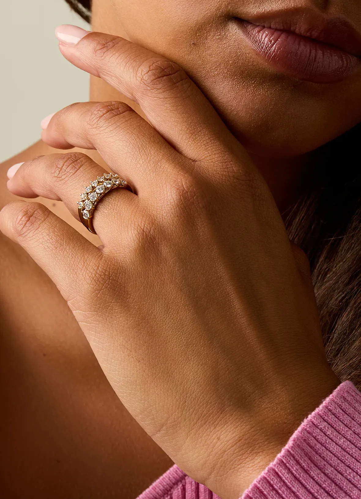 Diamond Point Geelgouden Ringen<Geelgouden ring, 0.35 ct diamant, Hearts & Arrows