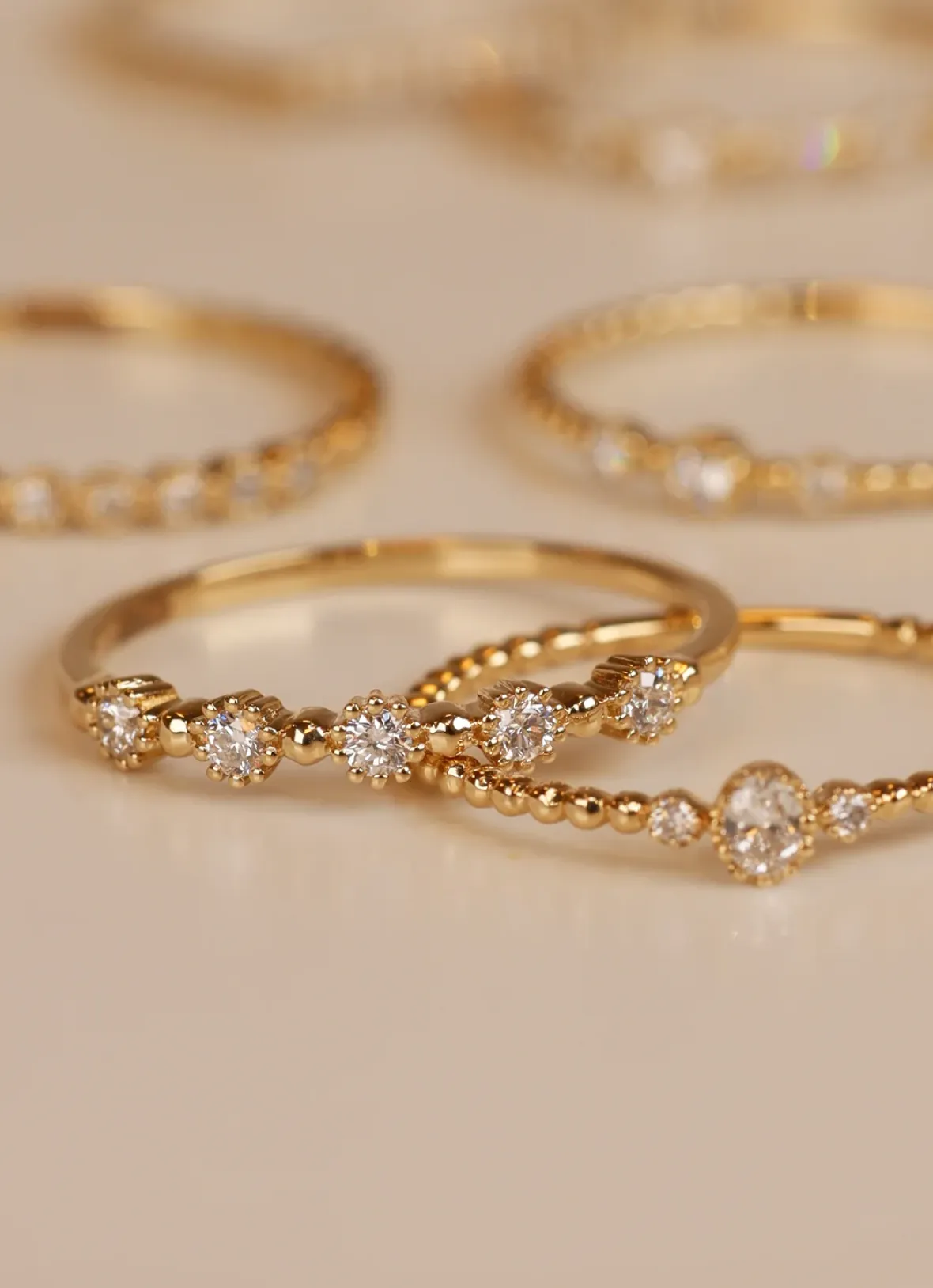 Diamond Point Geelgouden Ringen|Diamanten Ringen<Geelgouden ring, 0.17 ct diamant, Joy