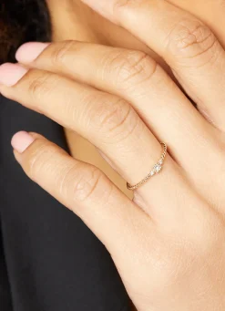 Diamond Point Geelgouden Ringen|Diamanten Ringen<Geelgouden ring, 0.07 ct diamant, Joy