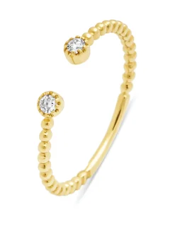 Diamond Point Geelgouden Ringen|Diamanten Ringen<Geelgouden ring, 0.06 ct diamant, Joy