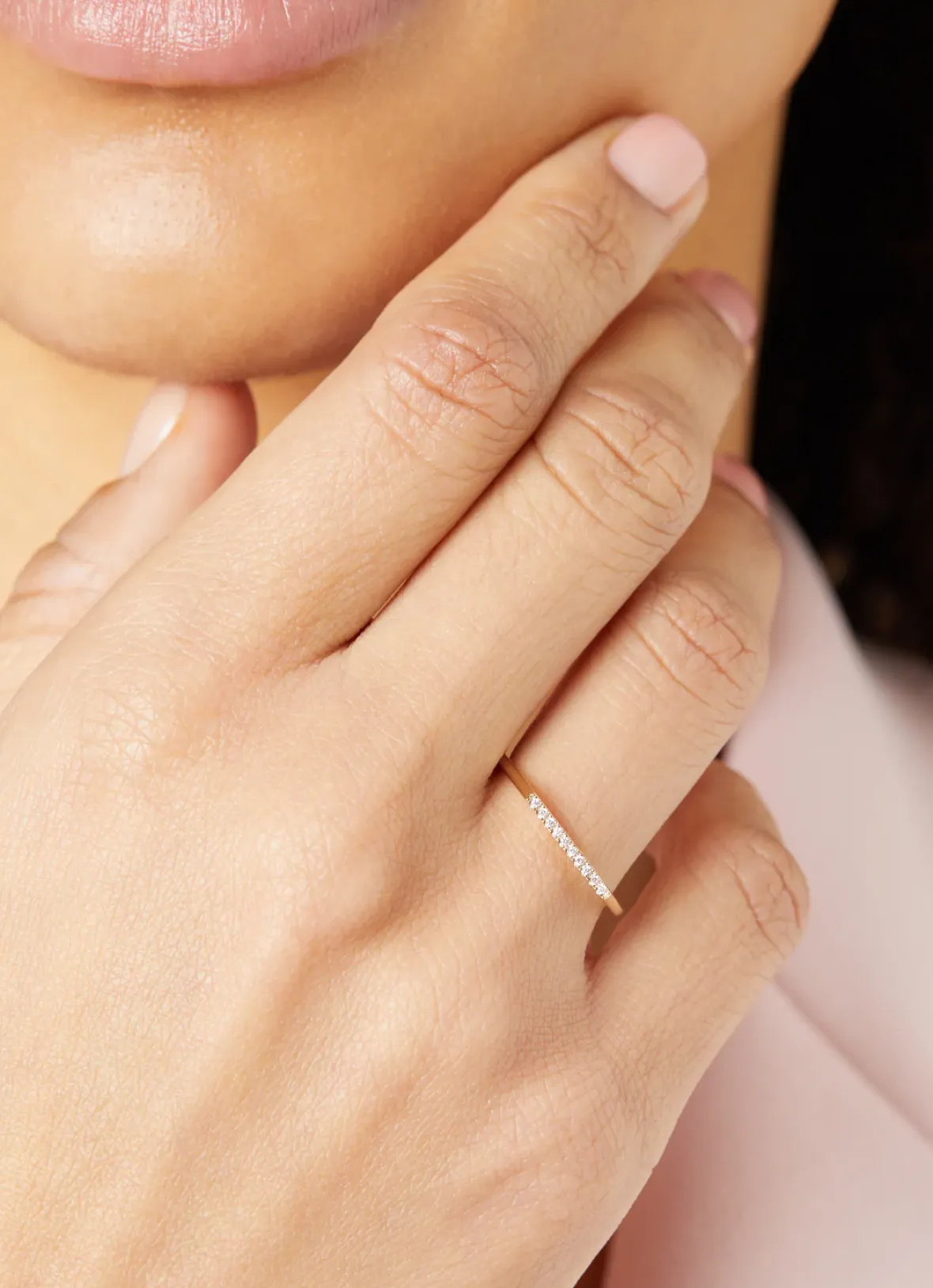 Diamond Point Geelgouden Ringen|Diamanten Ringen<Geelgouden ring, 0.04 ct diamant, Joy
