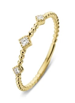 Diamond Point Geelgouden Ringen|Diamanten Ringen<Geelgouden ring, 0.07 ct diamant, Joy