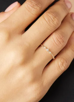 Diamond Point Geelgouden Ringen|Diamanten Ringen<Geelgouden ring, 0.07 ct diamant, Joy