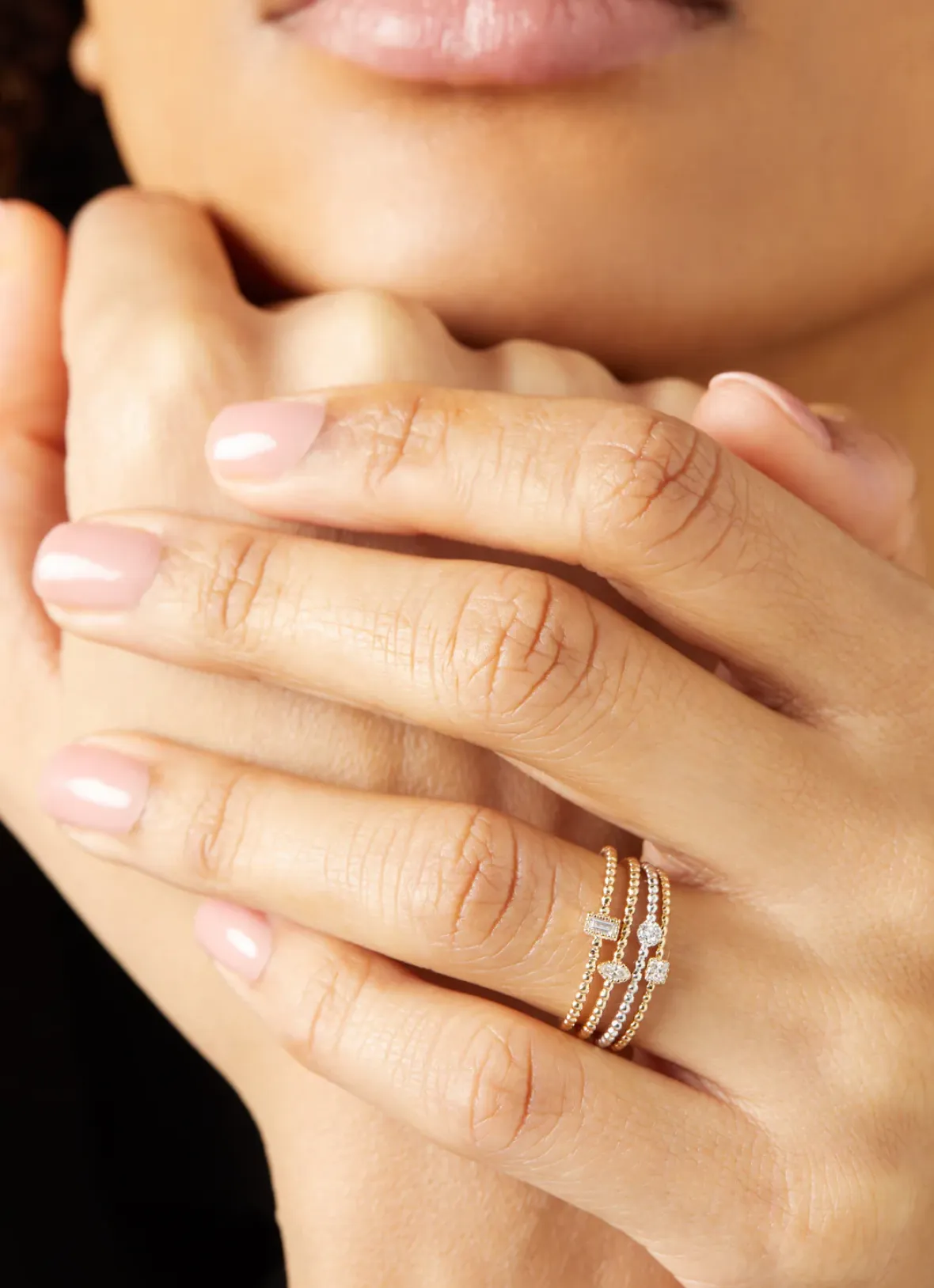 Diamond Point Geelgouden Ringen|Diamanten Ringen<Geelgouden ring, 0.04 ct diamant, Joy