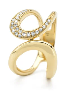 Diamond Point Geelgouden Ringen|Diamanten Ringen<Geelgouden ring, 0.12 ct diamant, Like a star