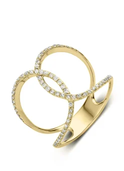 Diamond Point Geelgouden Ringen|Diamanten Ringen<Geelgouden ring, 0.24 ct diamant, Like a star
