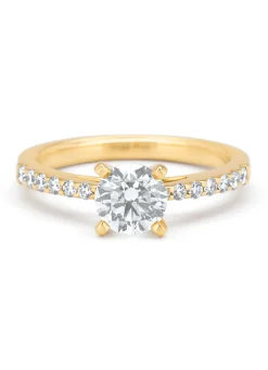Diamond Point Geelgouden Ringen<Geelgouden ring, 1.25 ct diamant, Solitair