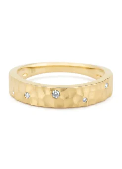Diamond Point Geelgouden Ringen|Diamanten Ringen<Geelgouden ring, 0.05 ct diamant, Timeless Treasures