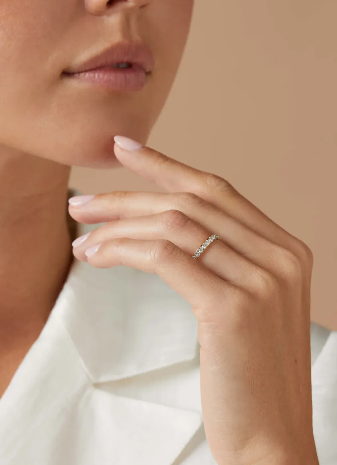 Diamond Point Geelgouden Ringen|Aanschuifringen<Geelgouden ring, 0.52 ct diamant, Wedding