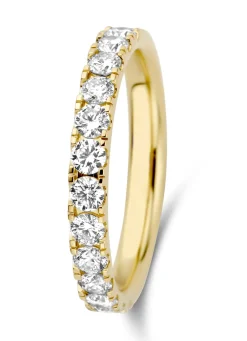 Diamond Point Geelgouden Ringen|Aanschuifringen<Geelgouden ring, 0.76 ct diamant, Wedding