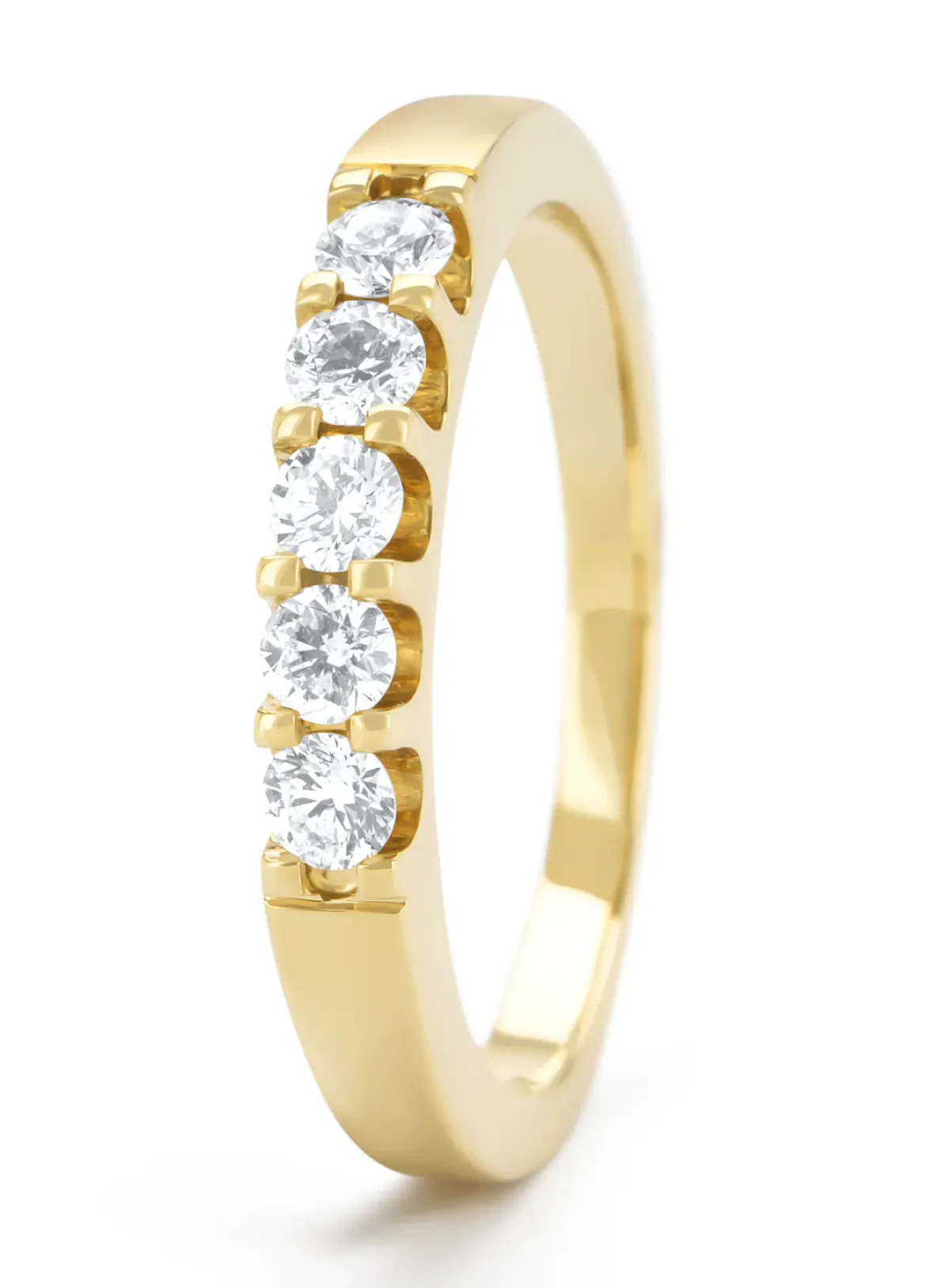 Diamond Point Geelgouden Ringen|Diamanten Ringen<Geelgouden ring, 0.35 ct diamant, Wedding