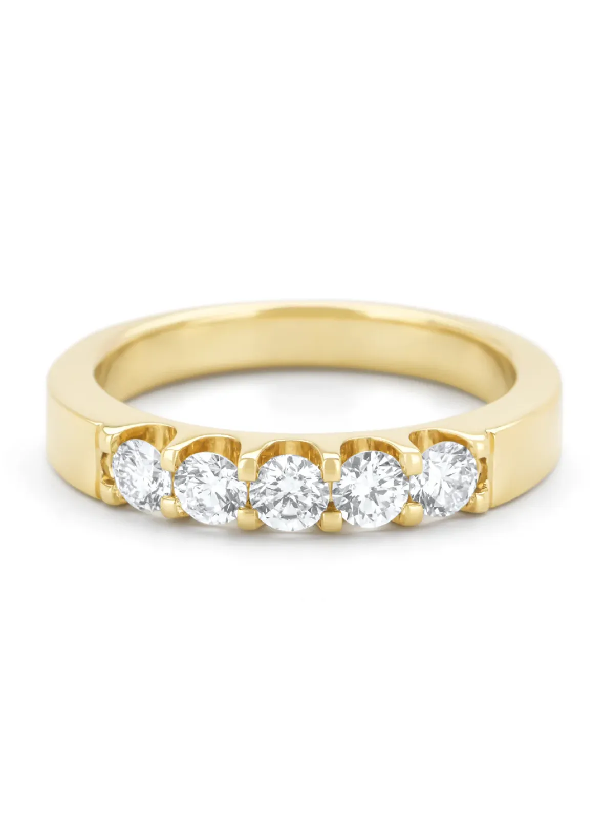 Diamond Point Geelgouden Ringen|Diamanten Ringen<Geelgouden ring, 0.55 ct diamant, Wedding