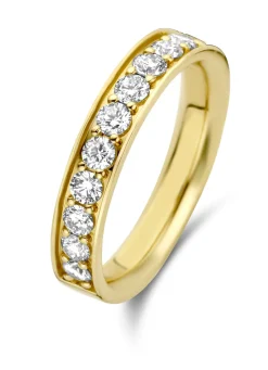 Diamond Point Geelgouden Ringen|Aanschuifringen<Geelgouden ring, 0.77 ct diamant, Wedding