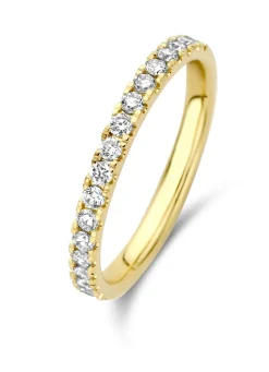 Diamond Point Geelgouden Ringen|Aanschuifringen<Geelgouden ring, 0.33 ct diamant, Wedding