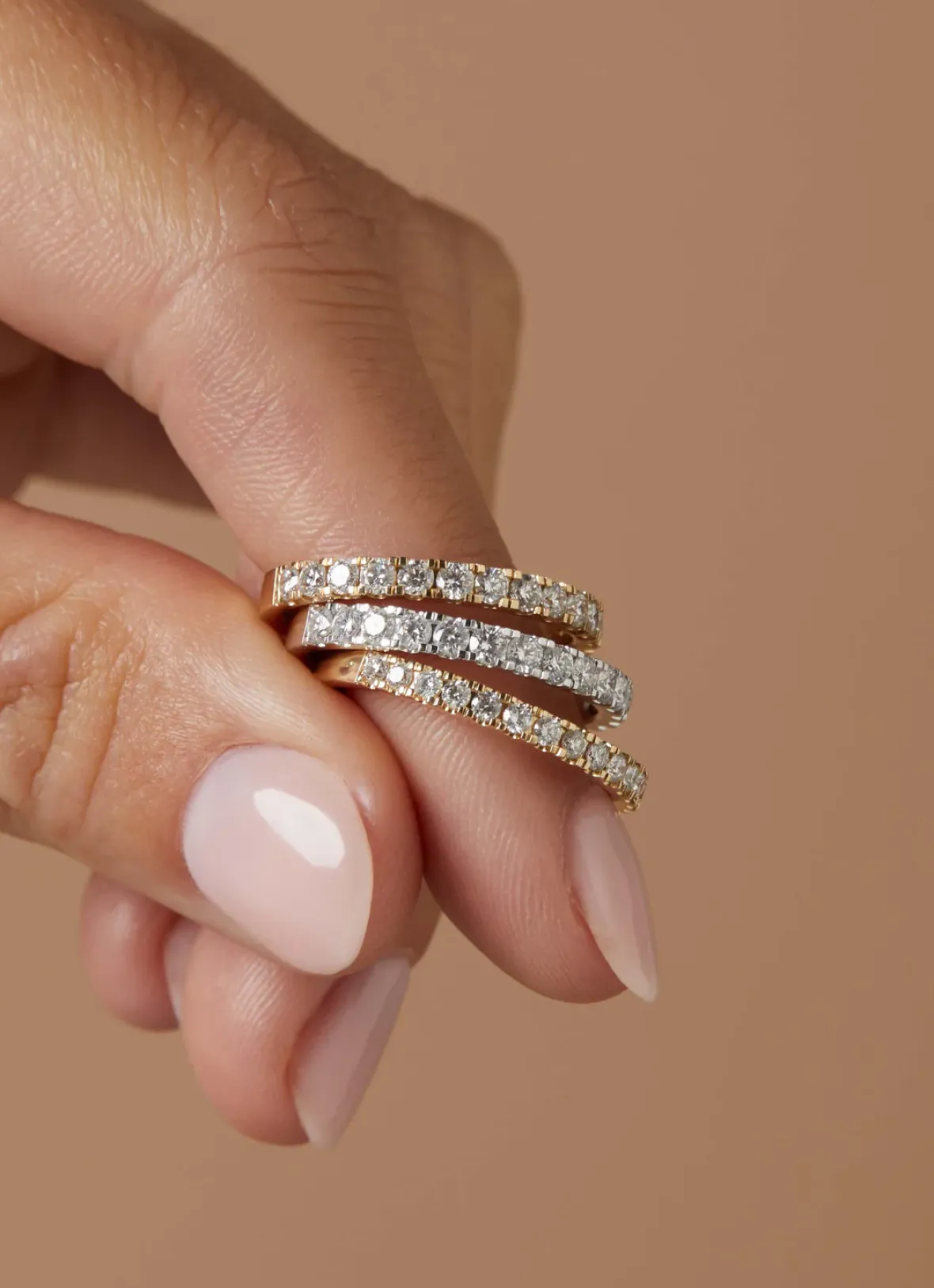 Diamond Point Geelgouden Ringen|Aanschuifringen<Geelgouden ring, 0.33 ct diamant, Wedding