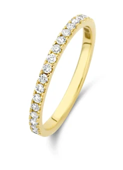 Diamond Point Geelgouden Ringen|Aanschuifringen<Geelgouden ring, 0.26 ct diamant, Wedding