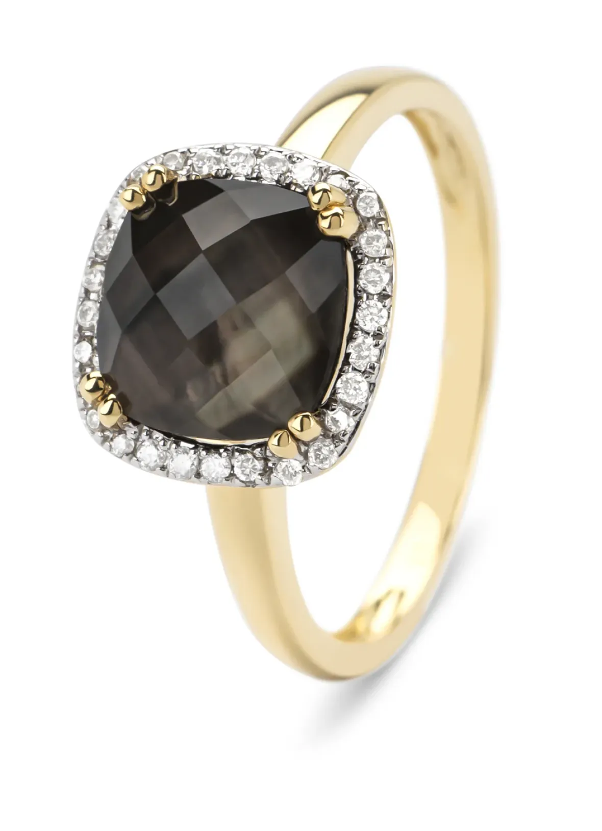 Diamond Point Geelgouden Ringen|Ringen Met Kleurstenen<Geelgouden ring, 2.08 ct kwarts, Fiësta