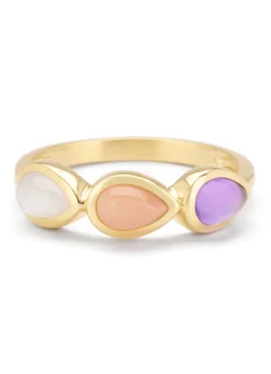 Diamond Point Geelgouden Ringen|Ringen Met Kleurstenen<Geelgouden ring, 0.47 ct kwarts, Little Drops