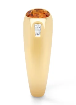 Diamond Point Geelgouden Ringen|Ringen Met Kleurstenen<Geelgouden ring, 1.01 ct madeira citrien, BOLD