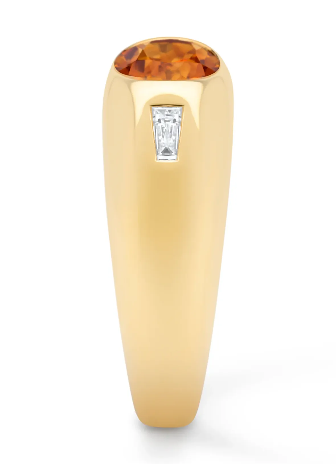 Diamond Point Geelgouden Ringen|Ringen Met Kleurstenen<Geelgouden ring, 1.01 ct madeira citrien, BOLD