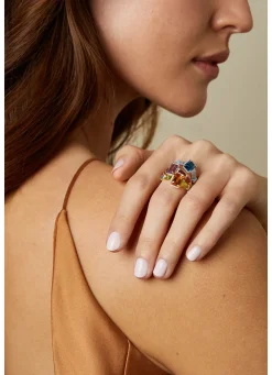Diamond Point Geelgouden Ringen|Ringen Met Kleurstenen<Geelgouden ring, 1.36 ct paarse amethist, Gallery