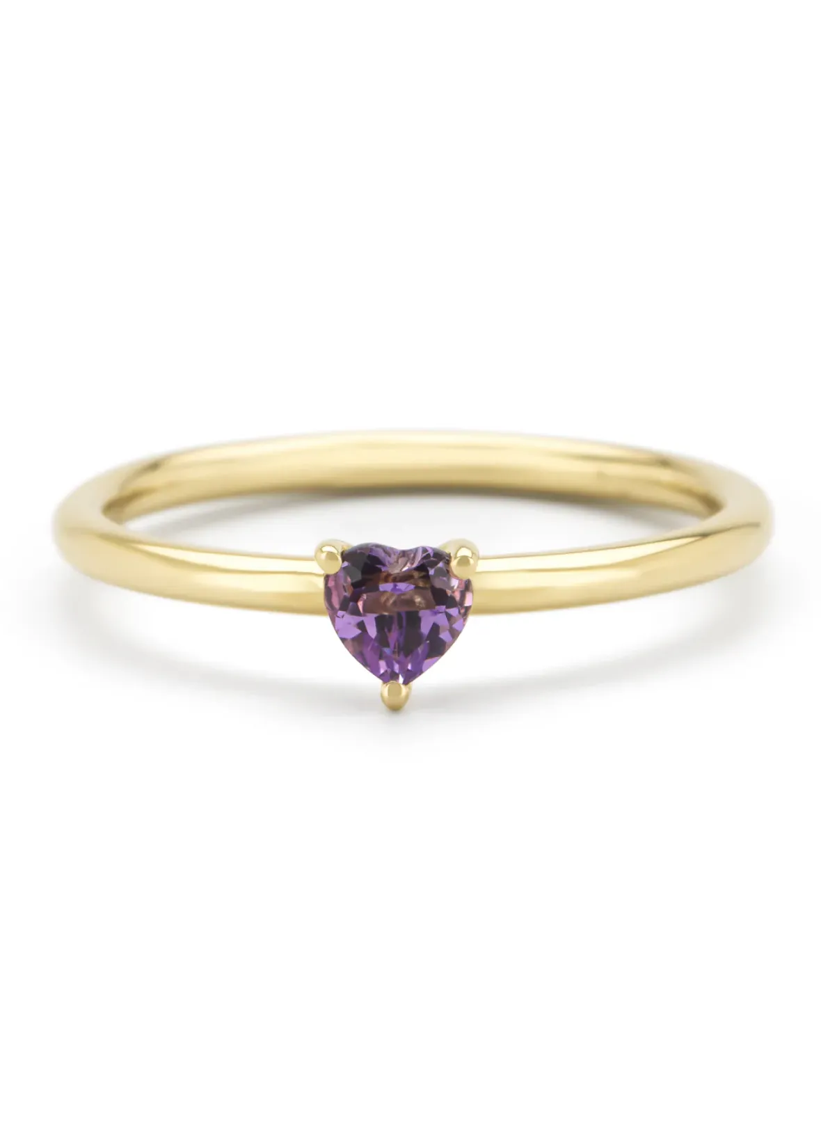 Diamond Point Ringen Met Kleurstenen|Geelgouden Ringen<Geelgouden ring, 0.21 ct paarse amethist, Joy