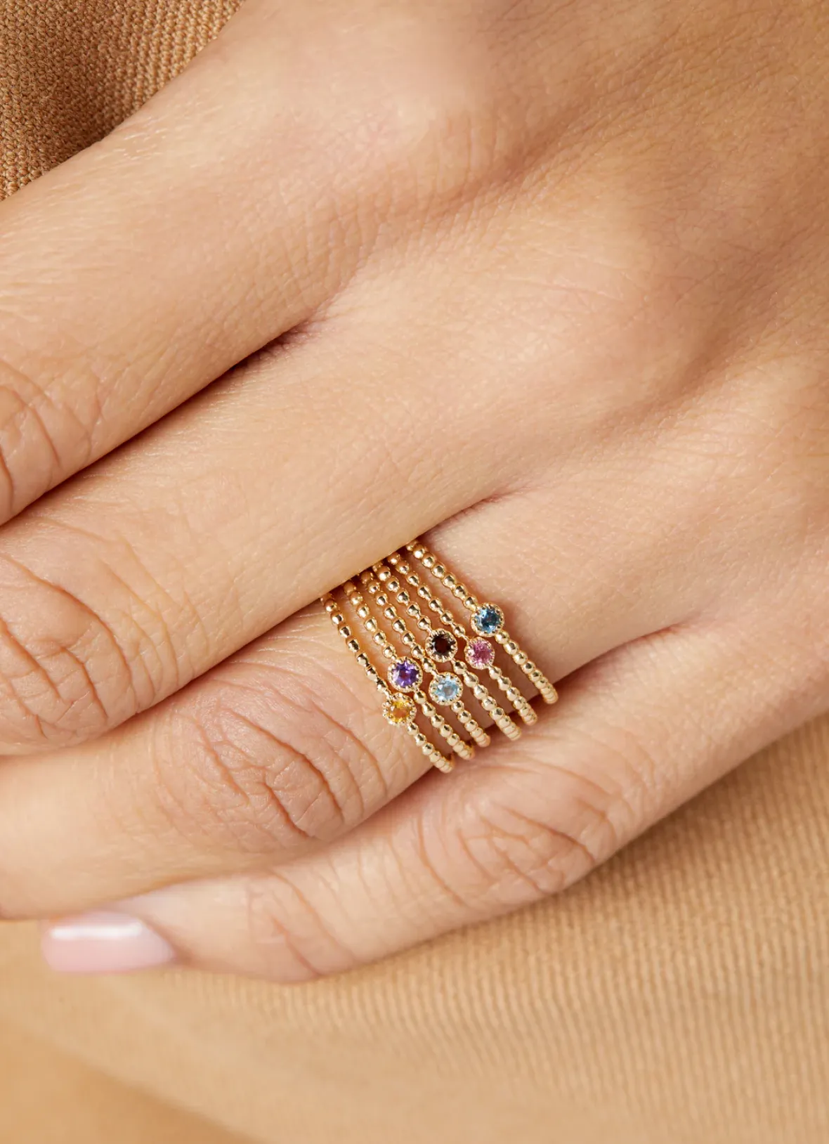 Diamond Point Geelgouden Ringen|Ringen Met Kleurstenen<Geelgouden ring, 0.04 ct toermalijn, Joy