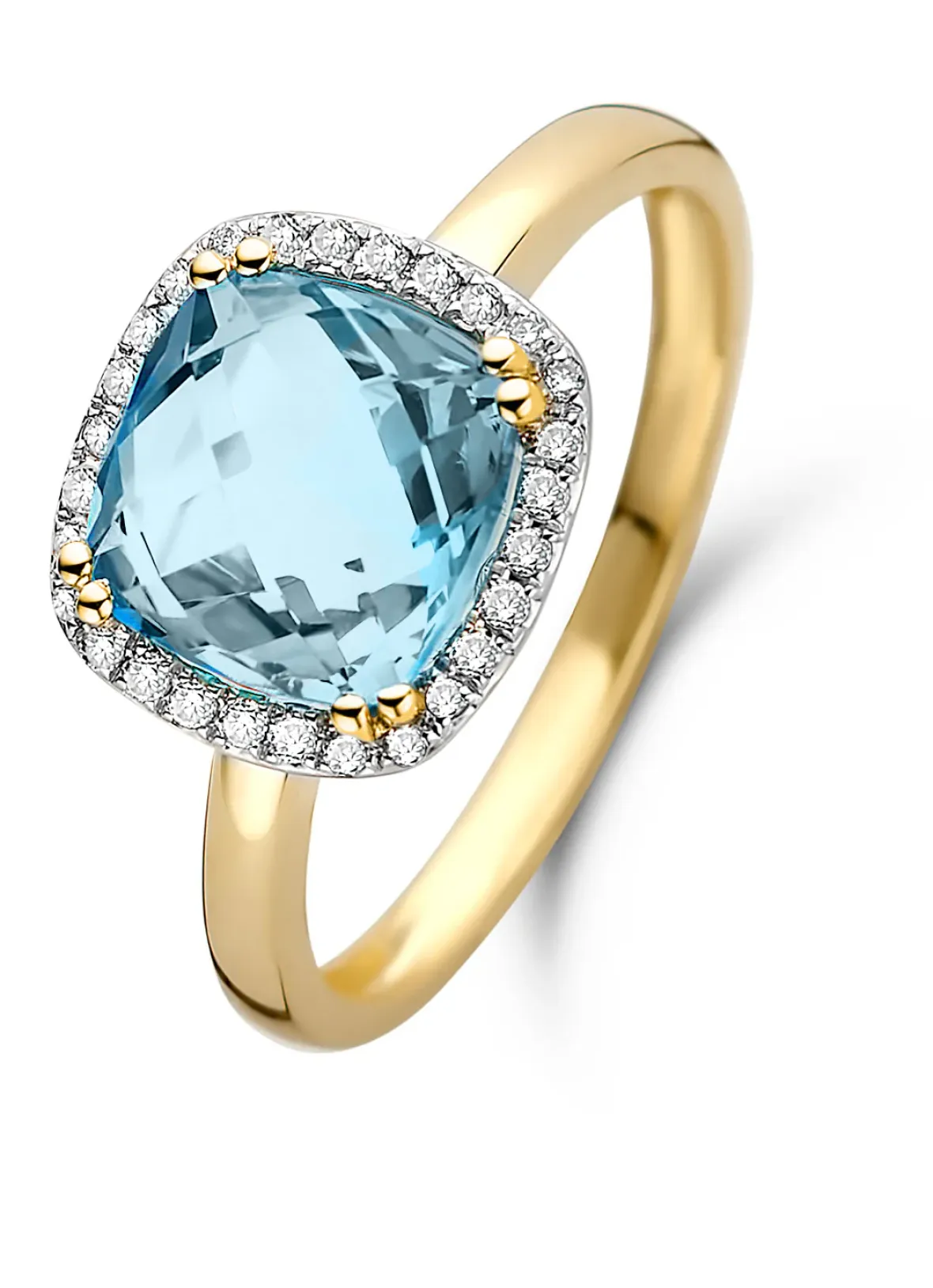 Diamond Point Geelgouden Ringen|Ringen Met Kleurstenen<Geelgouden ring, 3.17 ct topaas, Fiësta