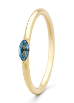 Diamond Point Geelgouden Ringen|Ringen Met Kleurstenen<Geelgouden ring, 0.16 ct topaas, Joy