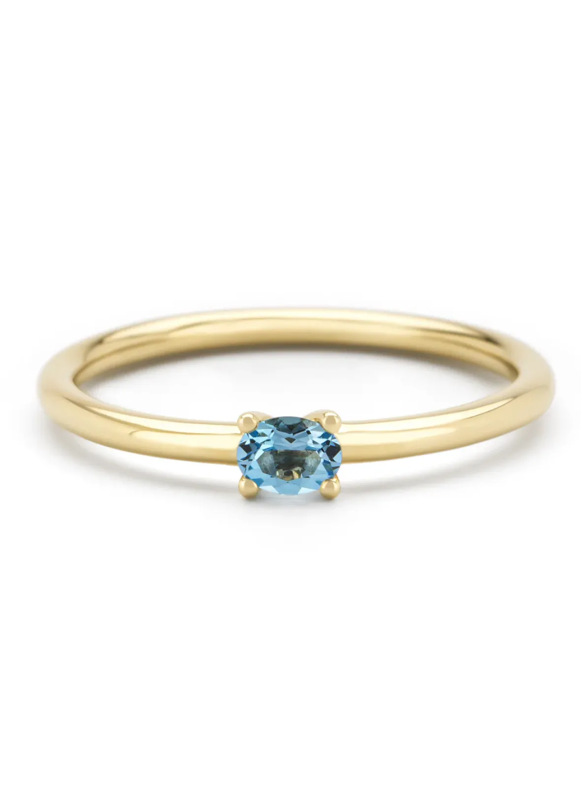Diamond Point Geelgouden Ringen|Ringen Met Kleurstenen<Geelgouden ring, 0.20 ct topaas, Joy