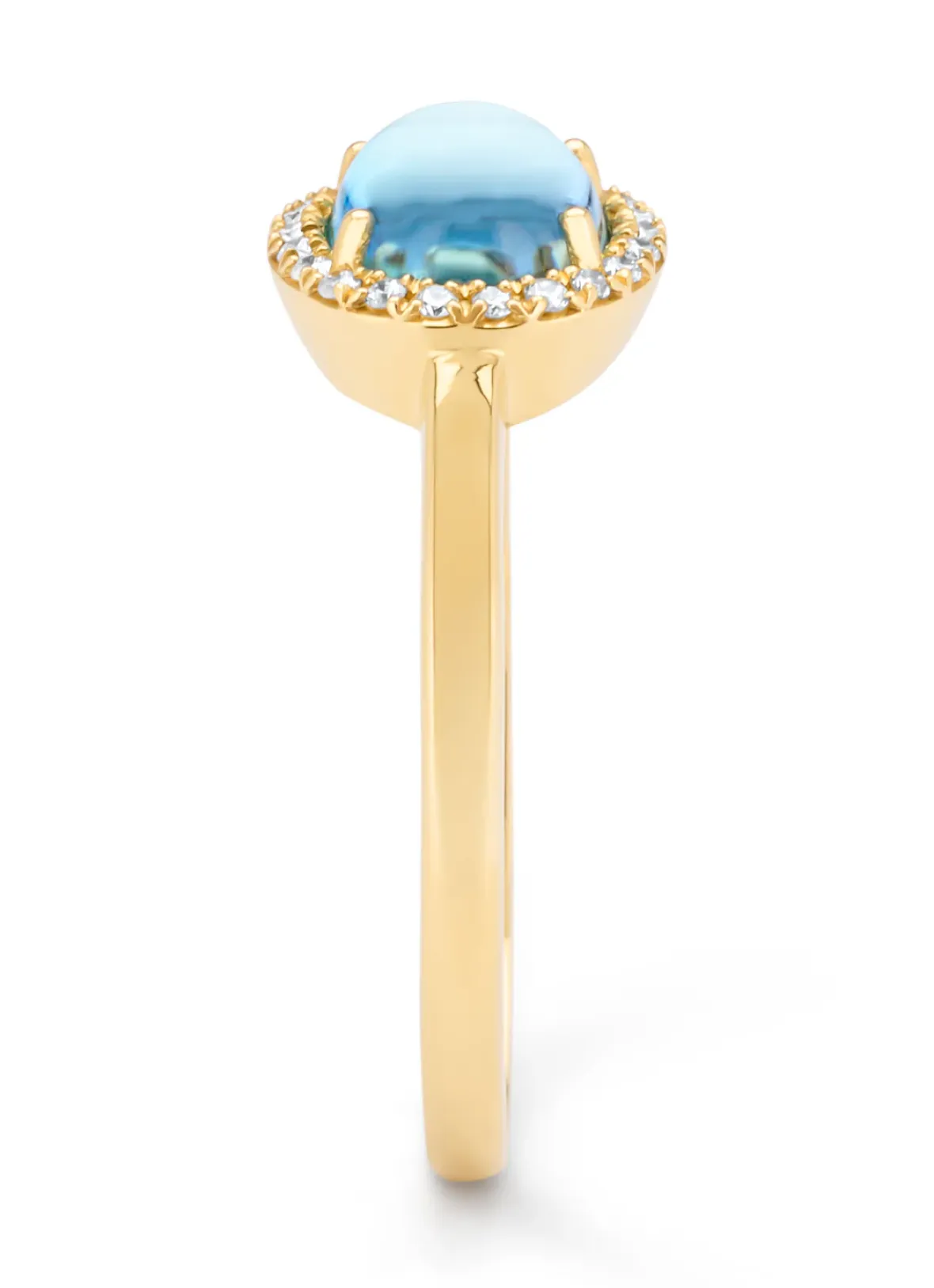 Diamond Point Geelgouden Ringen|Ringen Met Kleurstenen<Geelgouden ring, 1.61 ct topaas, Little Drops