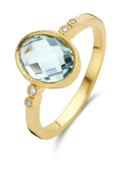 Diamond Point Geelgouden Ringen|Ringen Met Kleurstenen<Geelgouden ring, 2.40 ct topaas, Philosophy