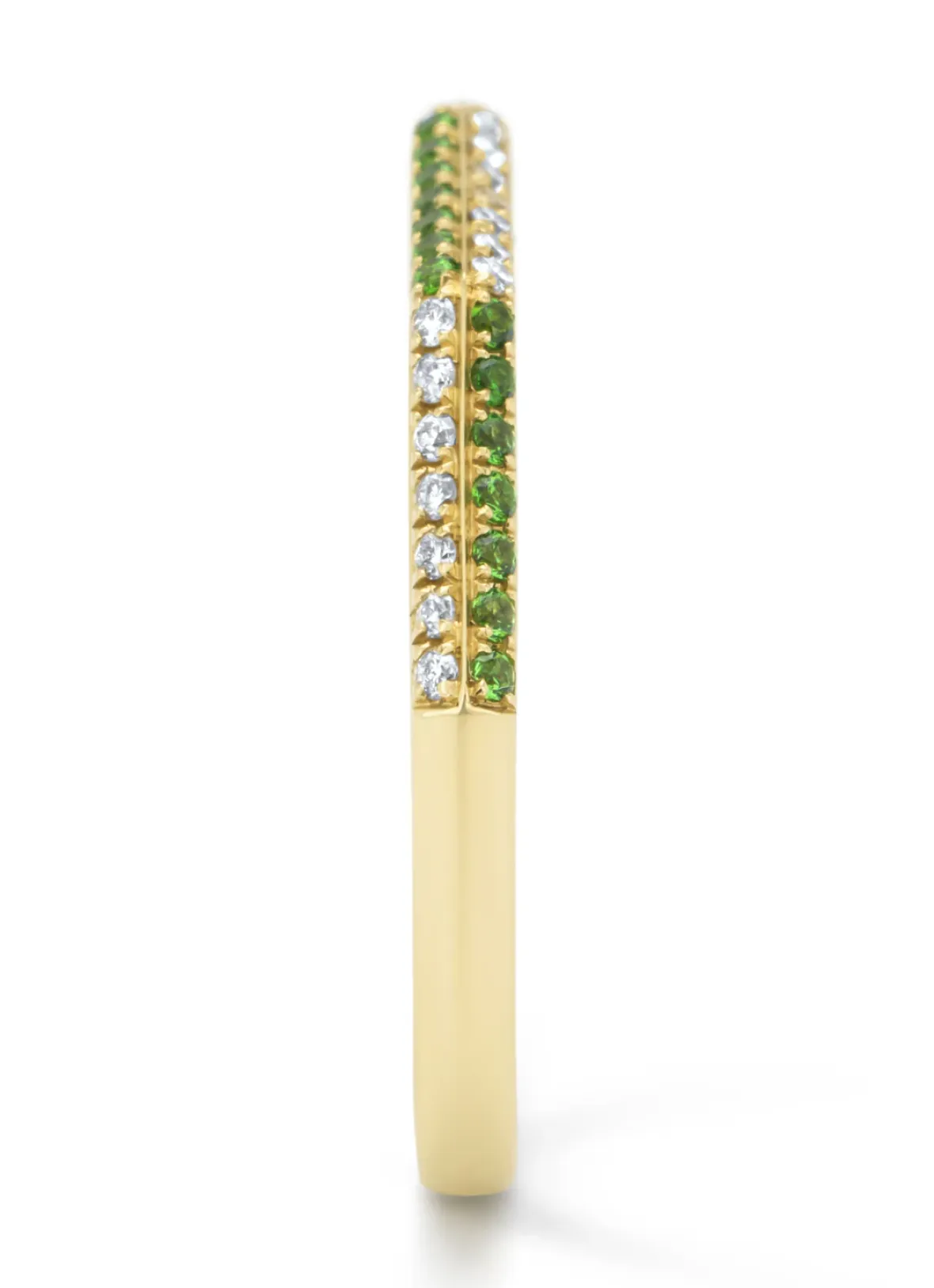 Diamond Point Geelgouden Ringen|Ringen Met Kleurstenen<Geelgouden ring, 0.11 ct tsavoriet, Ensemble