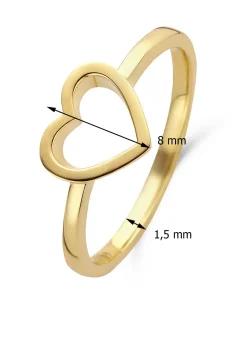 Diamond Point Geelgouden Ringen<Geelgouden ring Dreamer