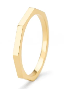 Diamond Point Geelgouden Ringen|Aanschuifringen<Geelgouden ring Ensemble