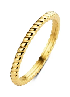 Diamond Point Geelgouden Ringen|Fijne Ringen<Geelgouden ring Ensemble