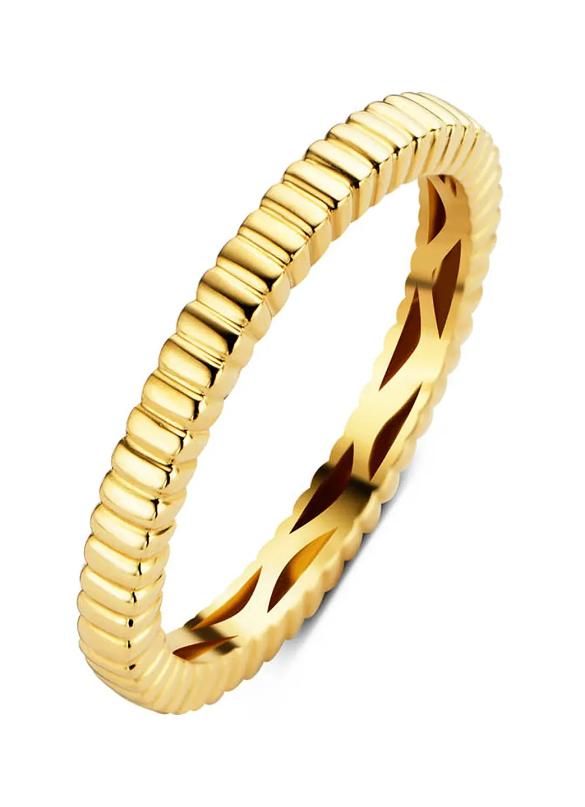 Diamond Point Geelgouden Ringen|Fijne Ringen<Geelgouden ring Ensemble