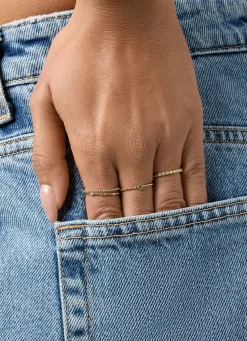 Diamond Point Geelgouden Ringen|Fijne Ringen<Geelgouden ring Joy