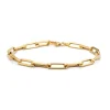 Diamond Point Geelgouden Armbanden|Schakelarmbanden<Geelgouden schakelarmband Closed Forever 20 cm