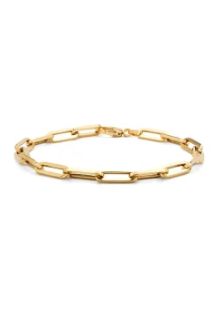 Diamond Point Geelgouden Armbanden|Schakelarmbanden<Geelgouden schakelarmband Closed Forever 20 cm