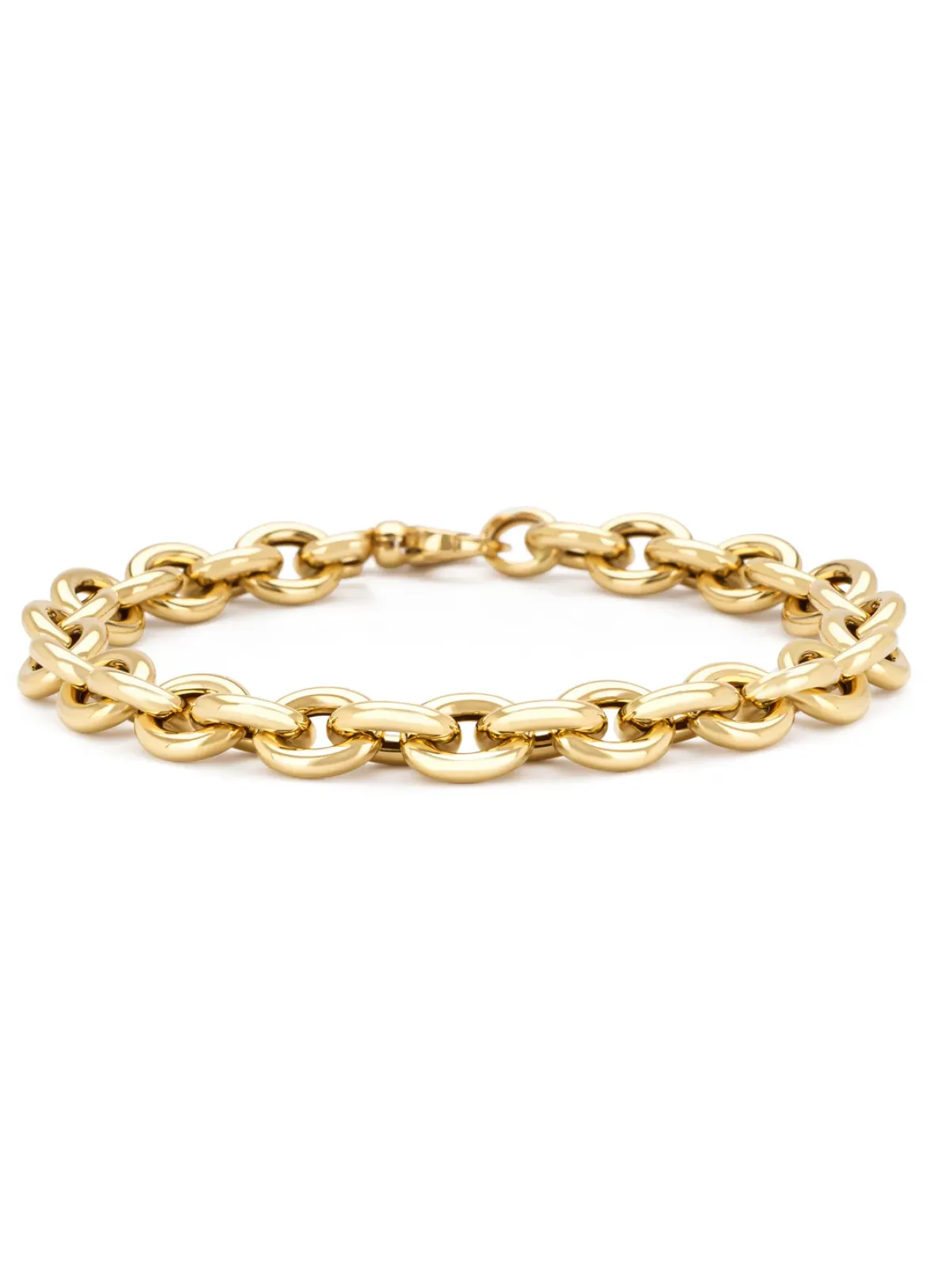 Diamond Point Geelgouden Armbanden|Schakelarmbanden<Geelgouden schakelarmband Timeless Treasures 19 cm