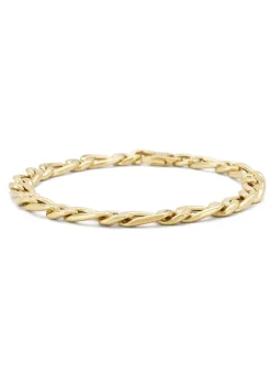 Diamond Point Geelgouden Armbanden|Schakelarmbanden<Geelgouden schakelarmband Timeless Treasures 18 cm