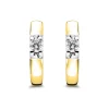 Diamond Point Solitair C|Groeibriljant Oorsieraden<Geelgouden solitair oorstekers, 0.36 ct diamant, Groeibriljant