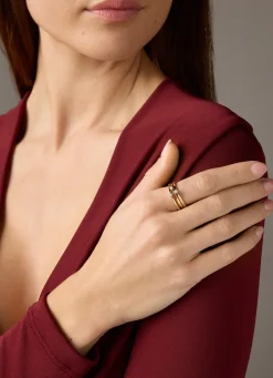 Diamond Point Solitair C|Solitair Classic<Geelgouden solitairring, 0.04 ct diamant, Groeibriljant