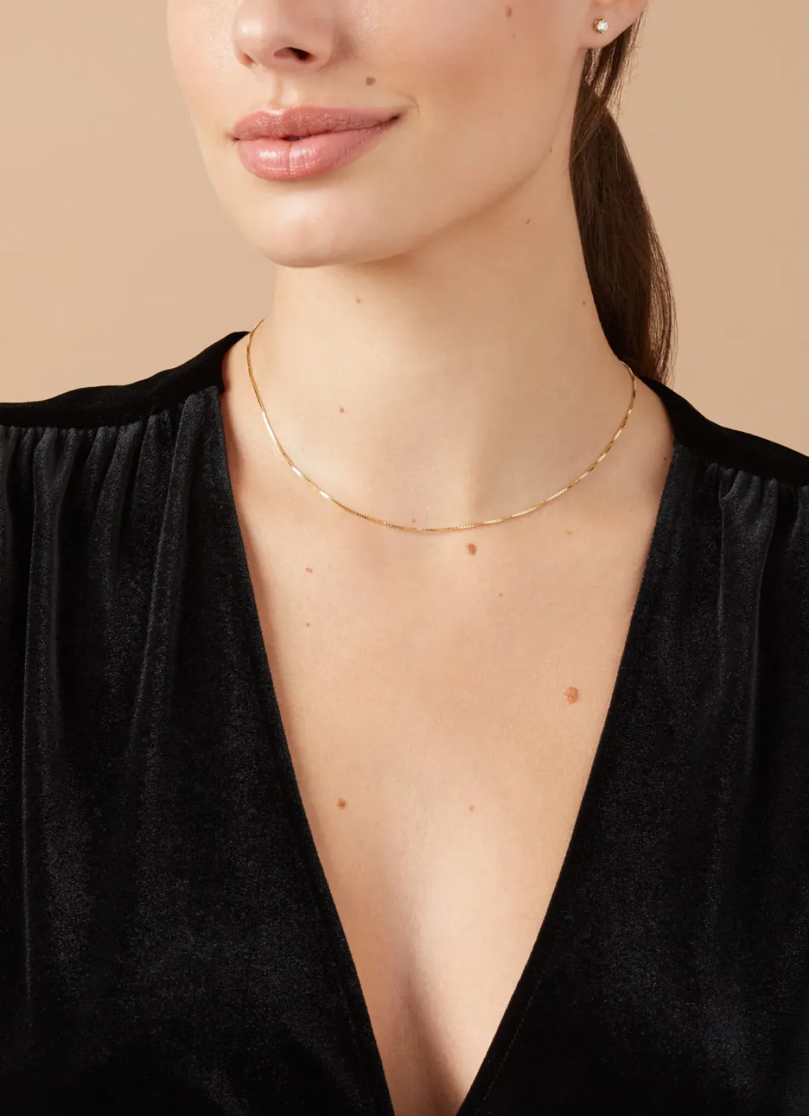 Diamond Point Geelgouden Colliers|Lengtecolliers<Geelgouden venetiaans collier Timeless Treasures (40cm)