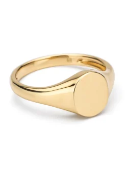 Diamond Point Geelgouden Ringen|Zegelringen<Geelgouden zegelring Timeless Treasures