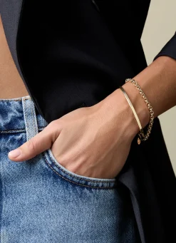 Diamond Point Schakelarmbanden<Gouden armband Timeless Treasures 19 cm